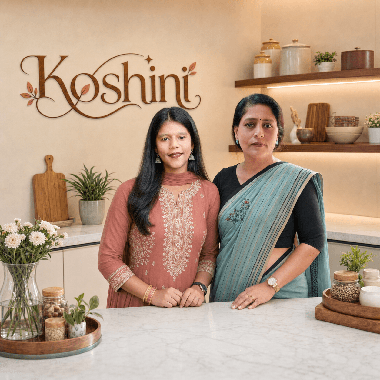 Koshini's mother-and-daughter founders